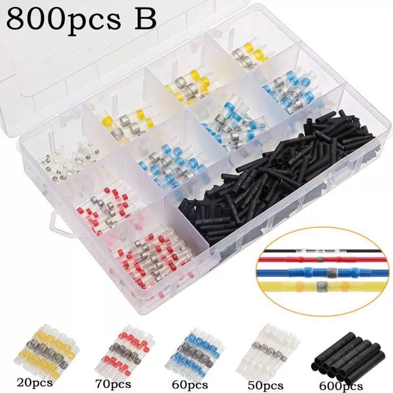 🔥Last Day 49% OFF - ✨300PCS WATERPROOF SOLDER WIRE CONNECTOR KIT