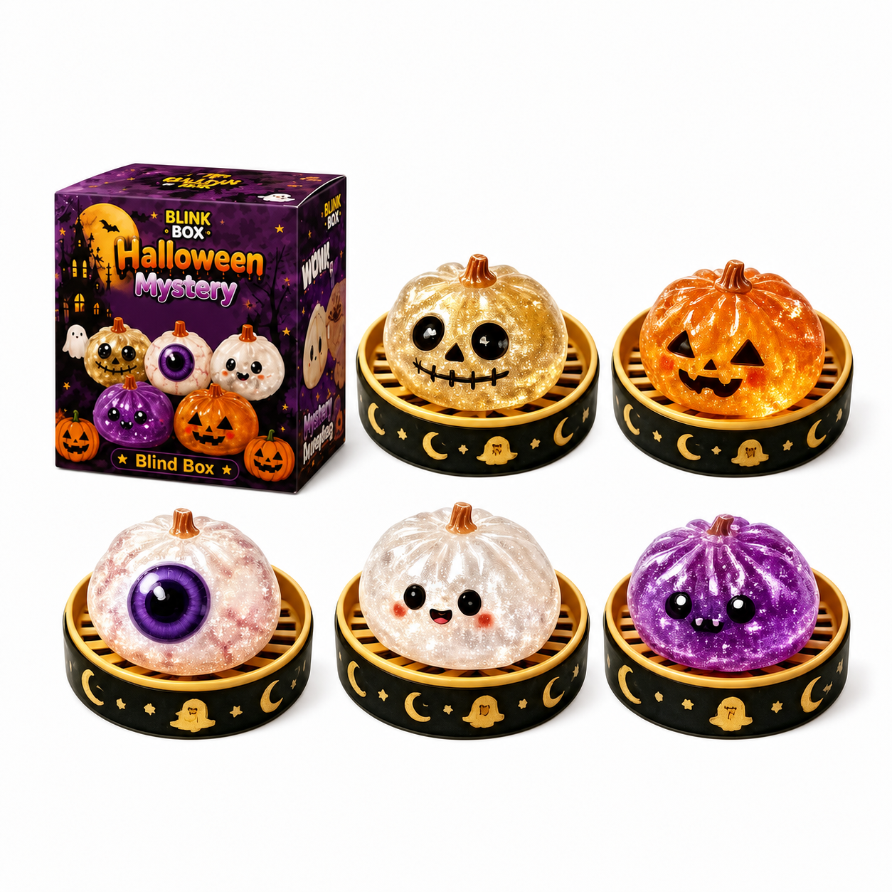 ๐๐๐๐ป Last Day 50% OFF โ Adorable Halloween Ghost Squishies You Can't Put Down! ๐๏ธ