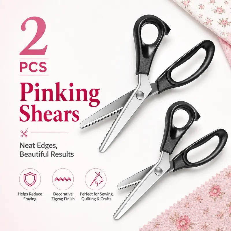 Stainless Steel Zig Zag Scissors with Serrated Teeth - Perfect for DIY Crafts✂️ - image 12