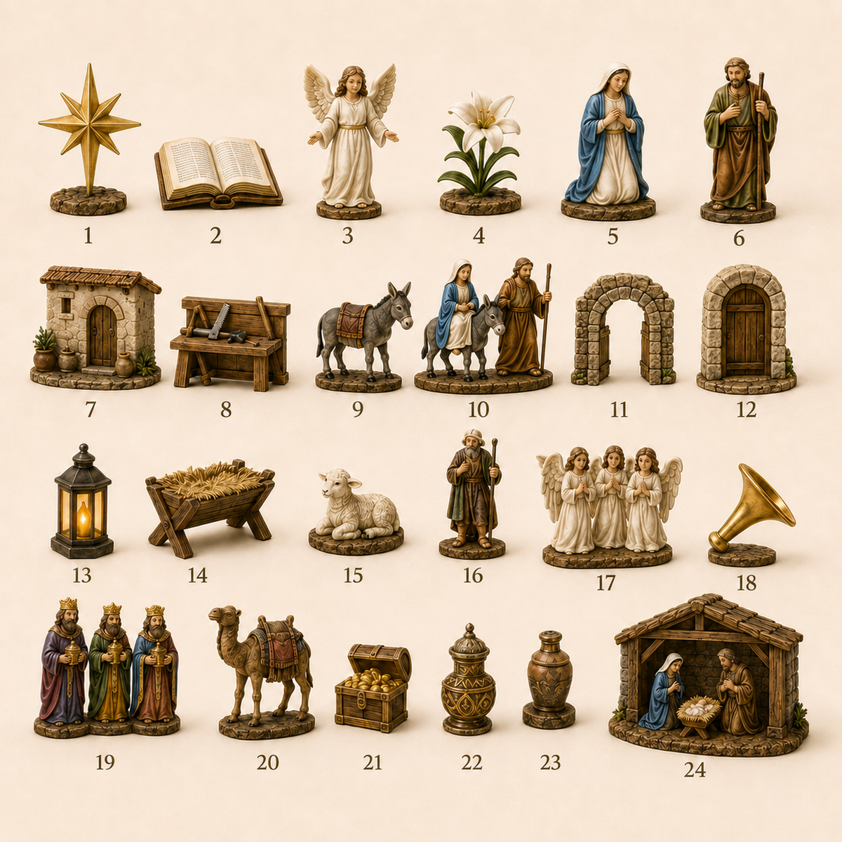 ๐๐๐บ๐ธ Limited Edition! ๐ฅ Only 250 Available! ๐The Journey to Bethlehem Advent Calendar - image 6