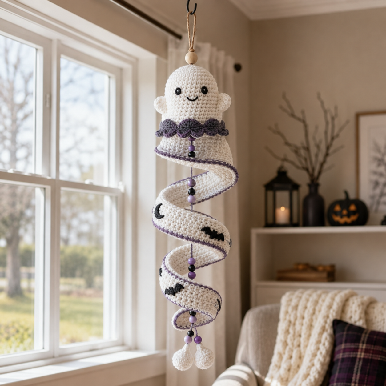 ☃️ Crochet Snowman Spiral Ornament DIY Kit | Complete Beginner-Friendly Set with Soft Yarn, Crochet Hook, Festive Beads, Snowflakes & Step-by-Step Guide 🧶🎄✨ - image 28