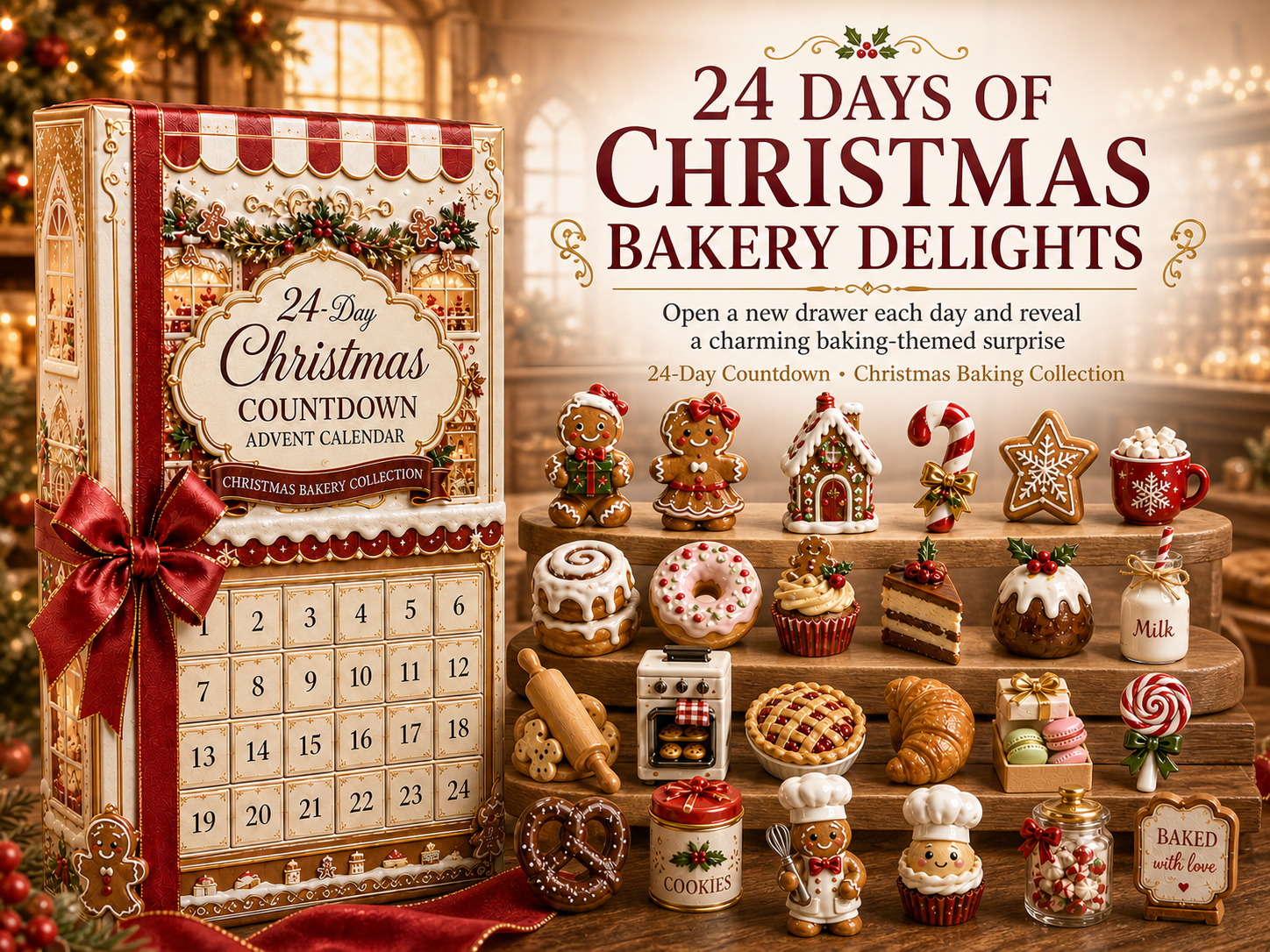 24 Day Christmas Bakery Advent Calendar