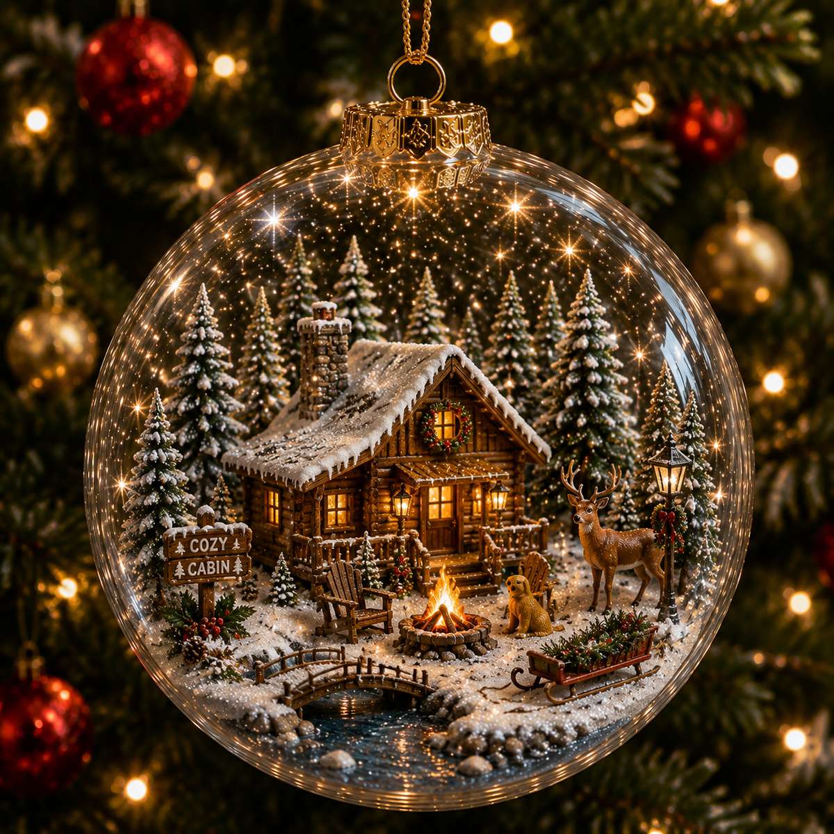 🎉🇺🇸 Limited Edition! 🔥Christmas landscape decorations - image 3