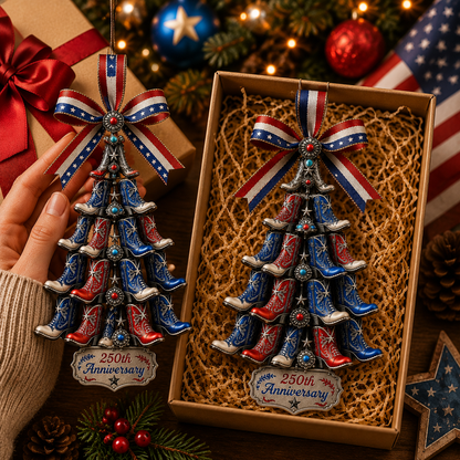 ⏰LIMITED TIME 49% OFF!🔥🎄 US 250th Anniversary Christmas Ornament