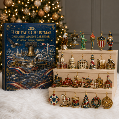 🔥Last 30pcs✨⏰ Limited anniversary edition✨49% OFF!🔥America 250th Anniversary Heritage Christmas Advent Calendar