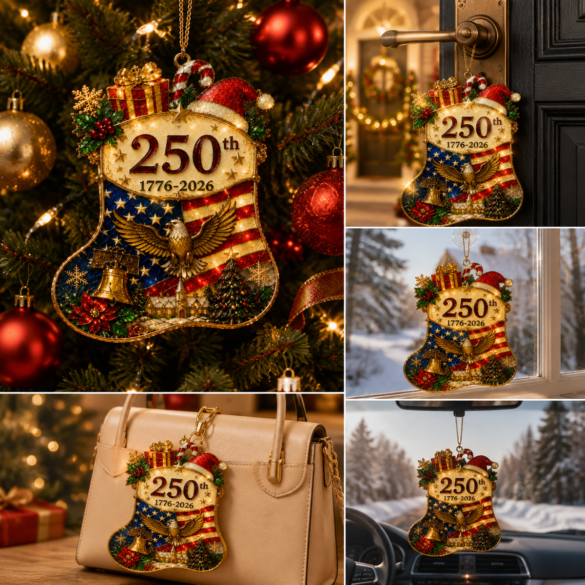 ✨ Limited anniversary edition✨⏰49% OFF!🔥High-quality hand-painted Christmas stocking ornament