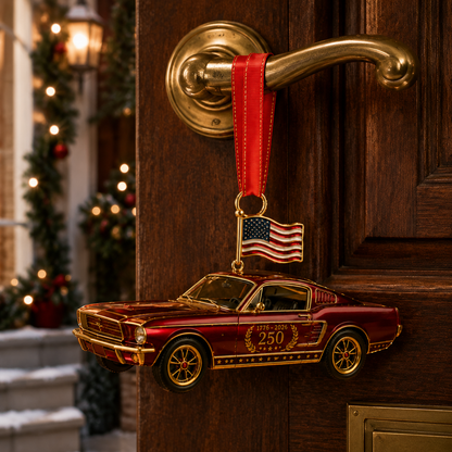 🔥Last 30pcs✨⏰ Limited anniversary edition✨49% OFF!🔥250th Anniversary Vintage Red Car Ornament