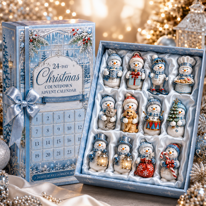 ✨24-Day Christmas Countdown Advent Calendar – Snowman Christmas Series
