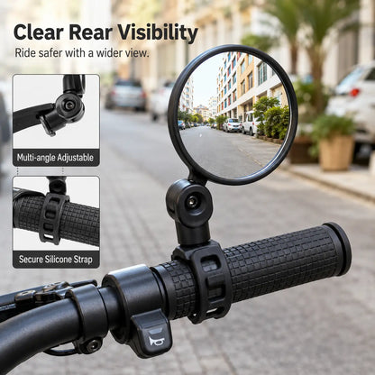 2 Counts, Bicycle Handlebar Convex Rearview Mirror🚲 - image 3