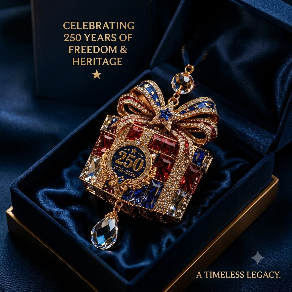 ✨ Limited anniversary edition✨⏰49% OFF!🔥America 250th Anniversary Ornament Gift Box Edition