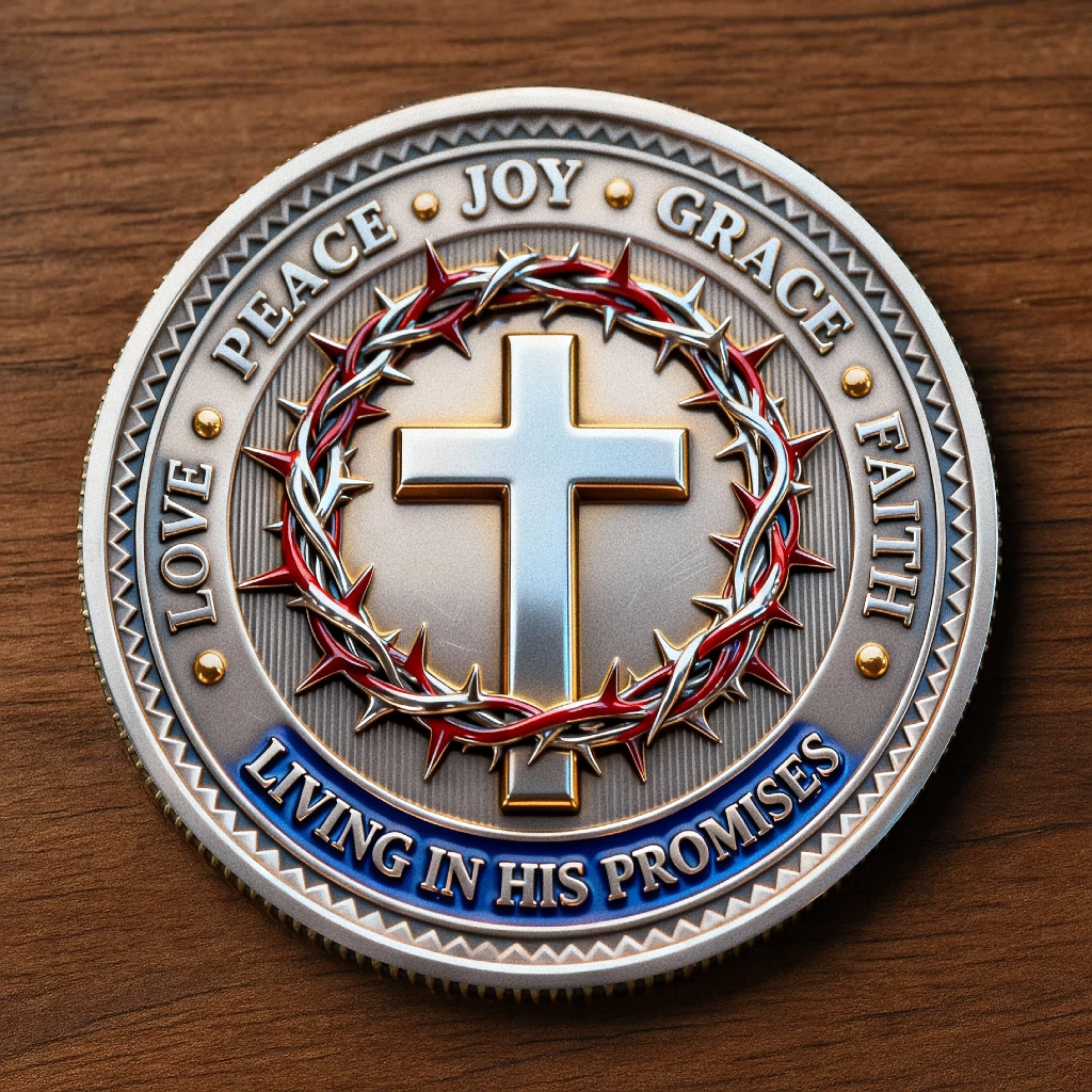 🏆🇺🇸 Limited Edition!🔥 🙏“Yahweh – The Living Light” Faith Commemorative Coin - image 2