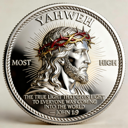 🏆🇺🇸 Limited Edition!🔥 🙏“Yahweh – The Living Light” Faith Commemorative Coin - image 1