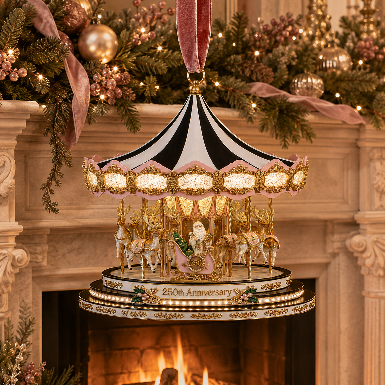 ✨250th Anniversary Carousel Christmas Tree Ornament