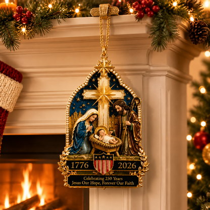 🔥Last 30pcs✨⏰ Limited anniversary edition✨49% OFF!🔥Nativity scene Christmas tree ornament