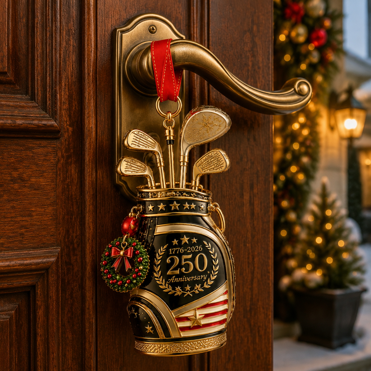 🔥Last 30pcs✨⏰ Limited anniversary edition✨49% OFF!🔥250th Anniversary Golf Christmas Ornament