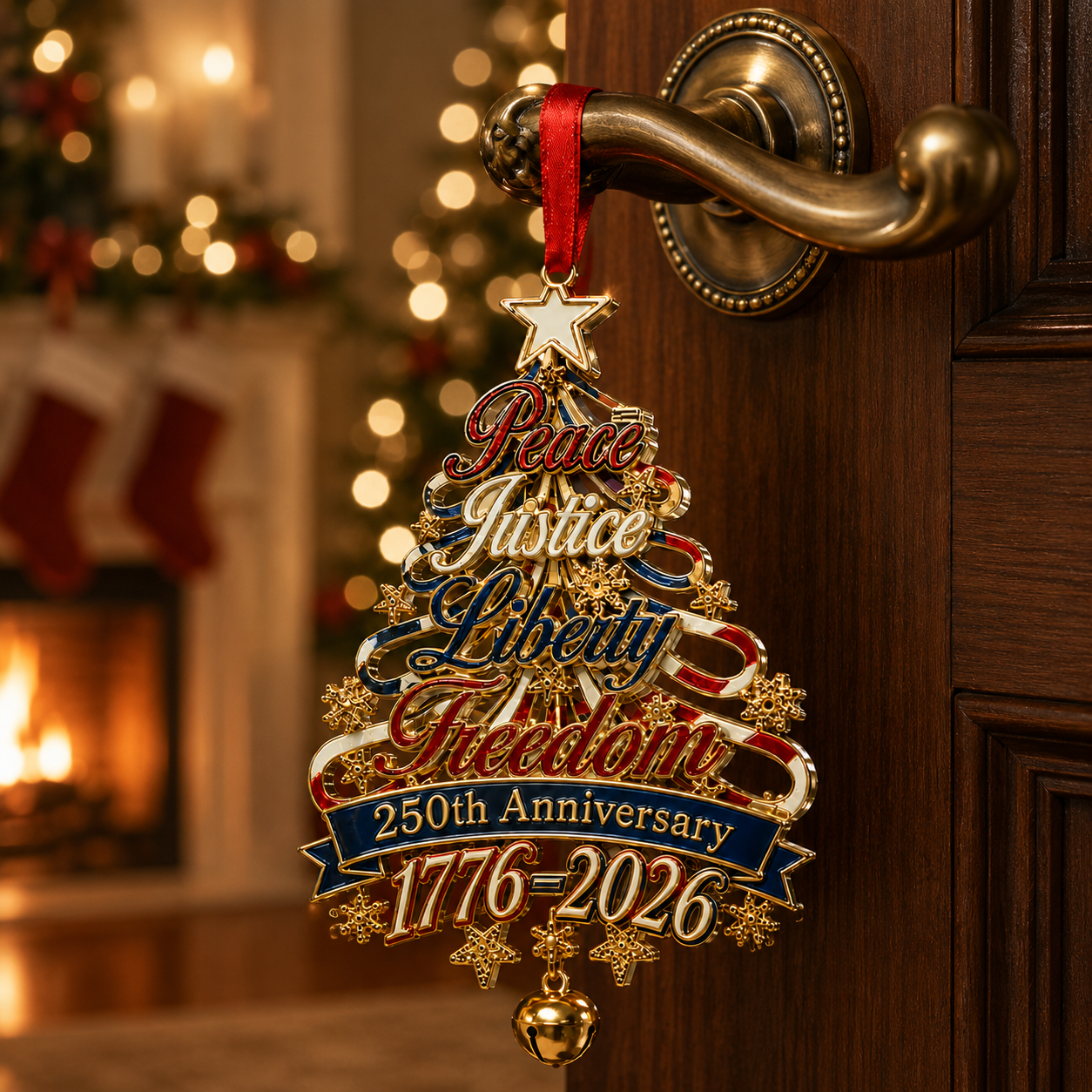 🎉250th Anniversary Christmas Tree Ornament