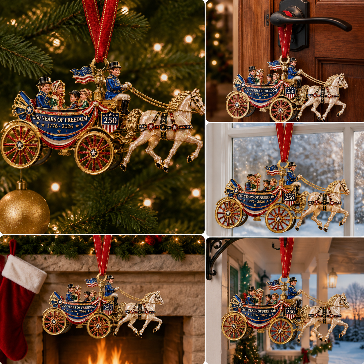 🔥Last 30pcs✨⏰ Limited anniversary edition✨49% OFF!🔥250th Anniversary Edition "Journey of Freedom" Golden Carriage