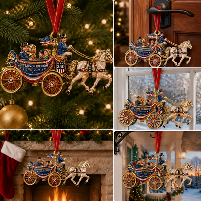 🔥Last 30pcs✨⏰ Limited anniversary edition✨49% OFF!🔥250th Anniversary Edition "Journey of Freedom" Golden Carriage