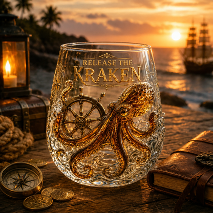 ⏰LIMITED TIME 49% OFF!🔥🌊Limited Edition Pirate Wine Glass Series