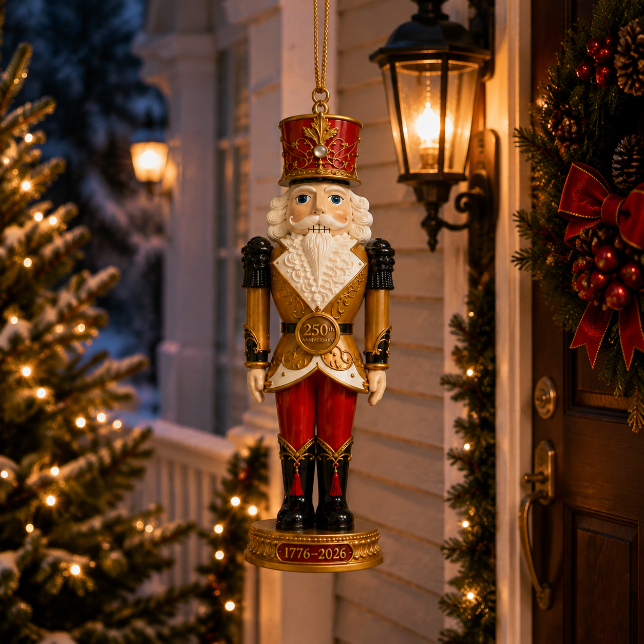 🔥Last 30pcs✨⏰ Limited anniversary edition✨49% OFF!🔥2026 America 250th Anniversary Heritage Gold Nutcracker Ornament