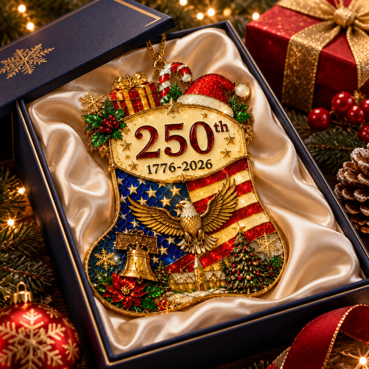 ✨ Limited anniversary edition✨⏰49% OFF!🔥High-quality hand-painted Christmas stocking ornament