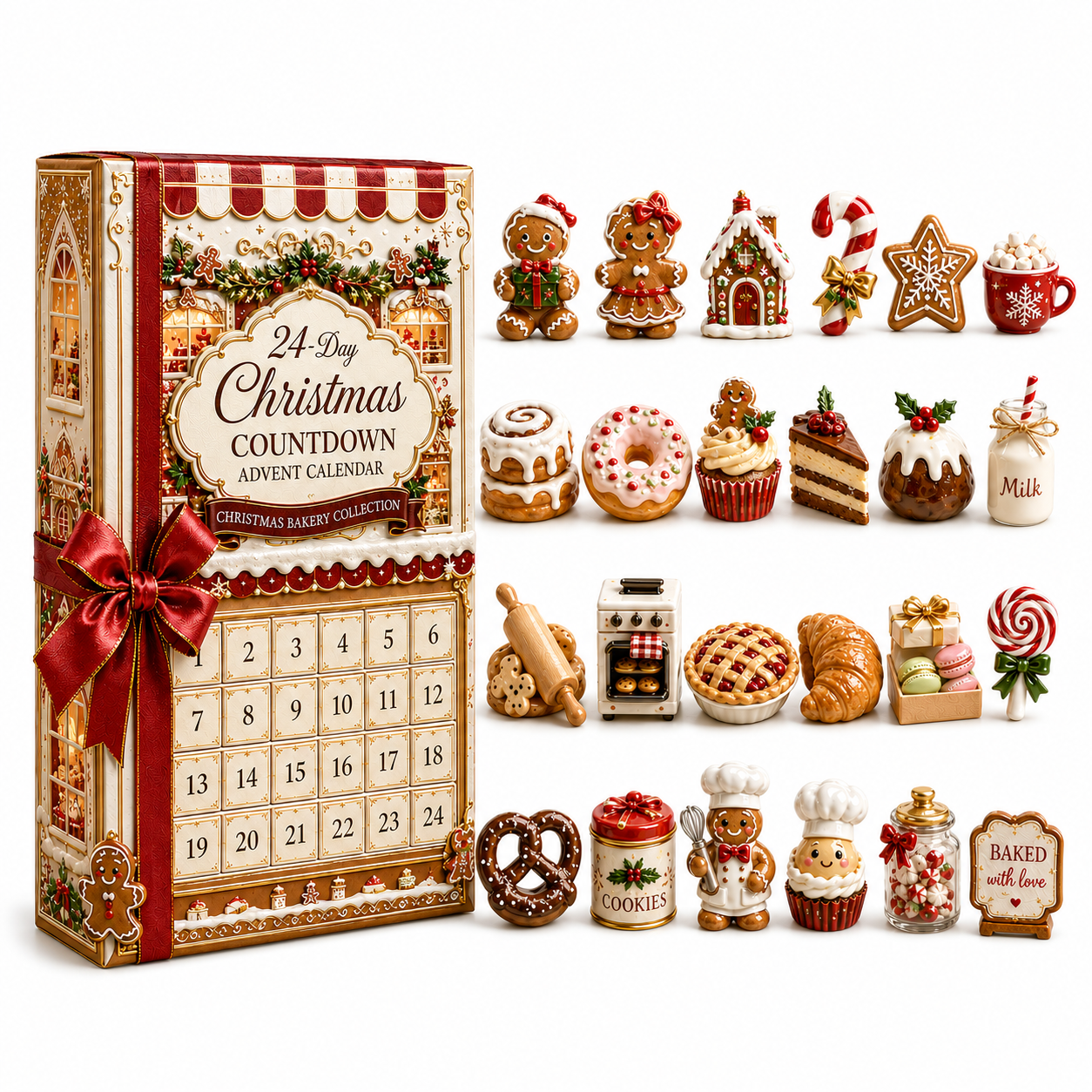 ✨24-Day Christmas Countdown Advent Calendar – Christmas Baking Collection