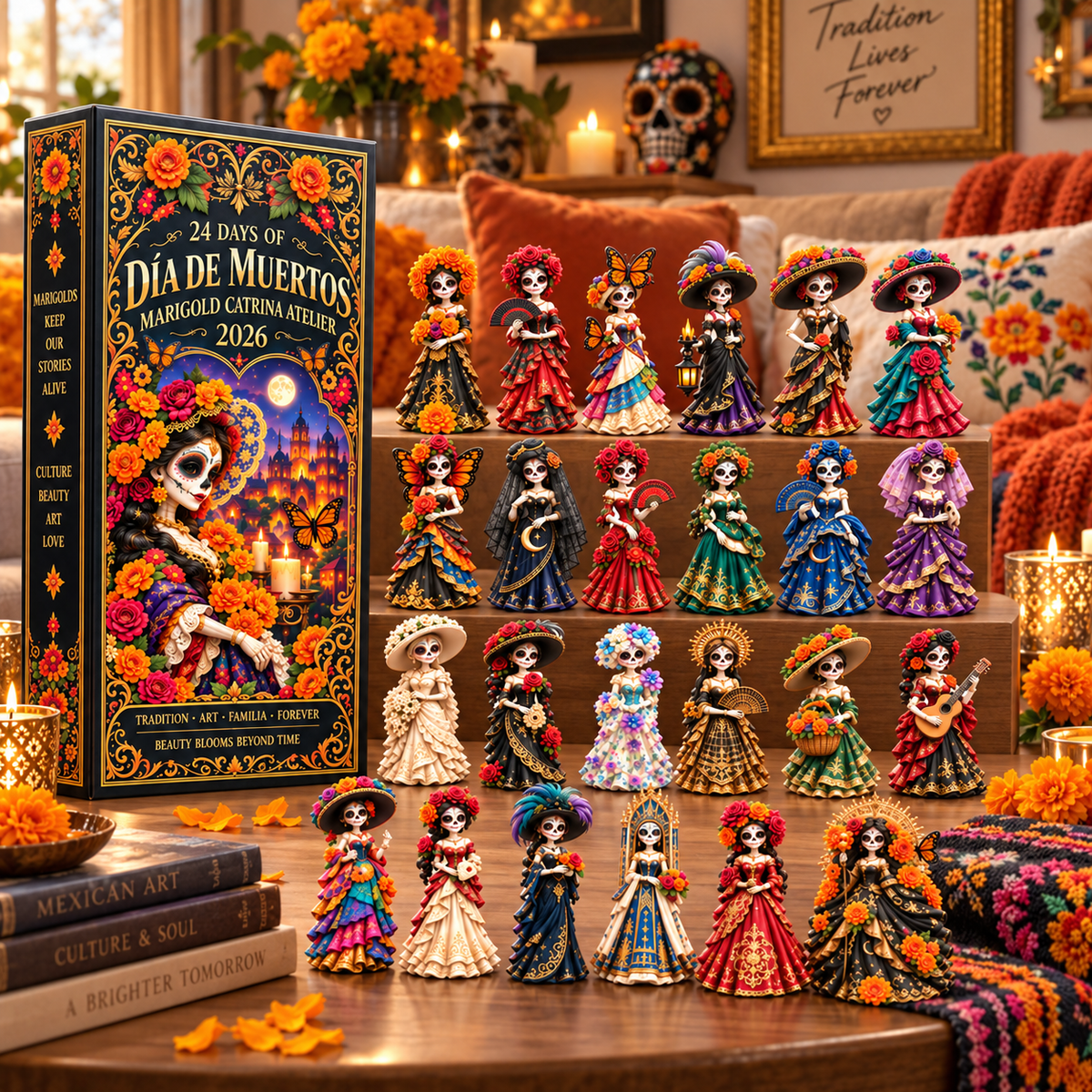 Día de Muertos Marigold Catrina Atelier Advent Calendar 2026 - image 5