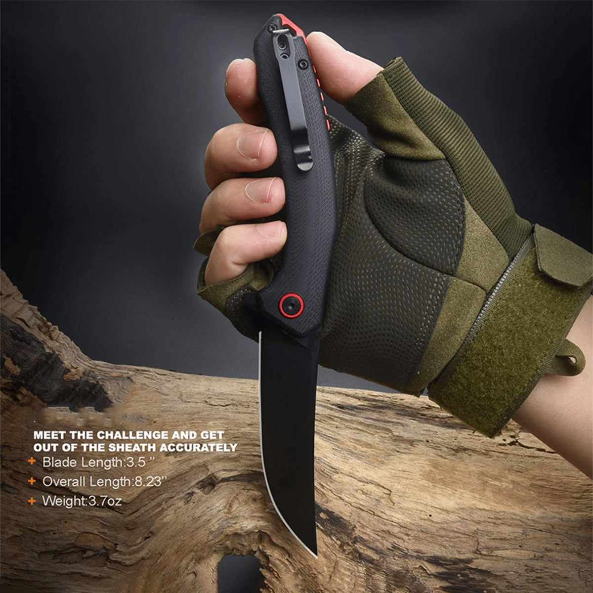 🔥Limited Time Discount 💥 Upgrade Blue Moon J1906 AR-RPM9 Steel Blade G10 Handle Folding Knives