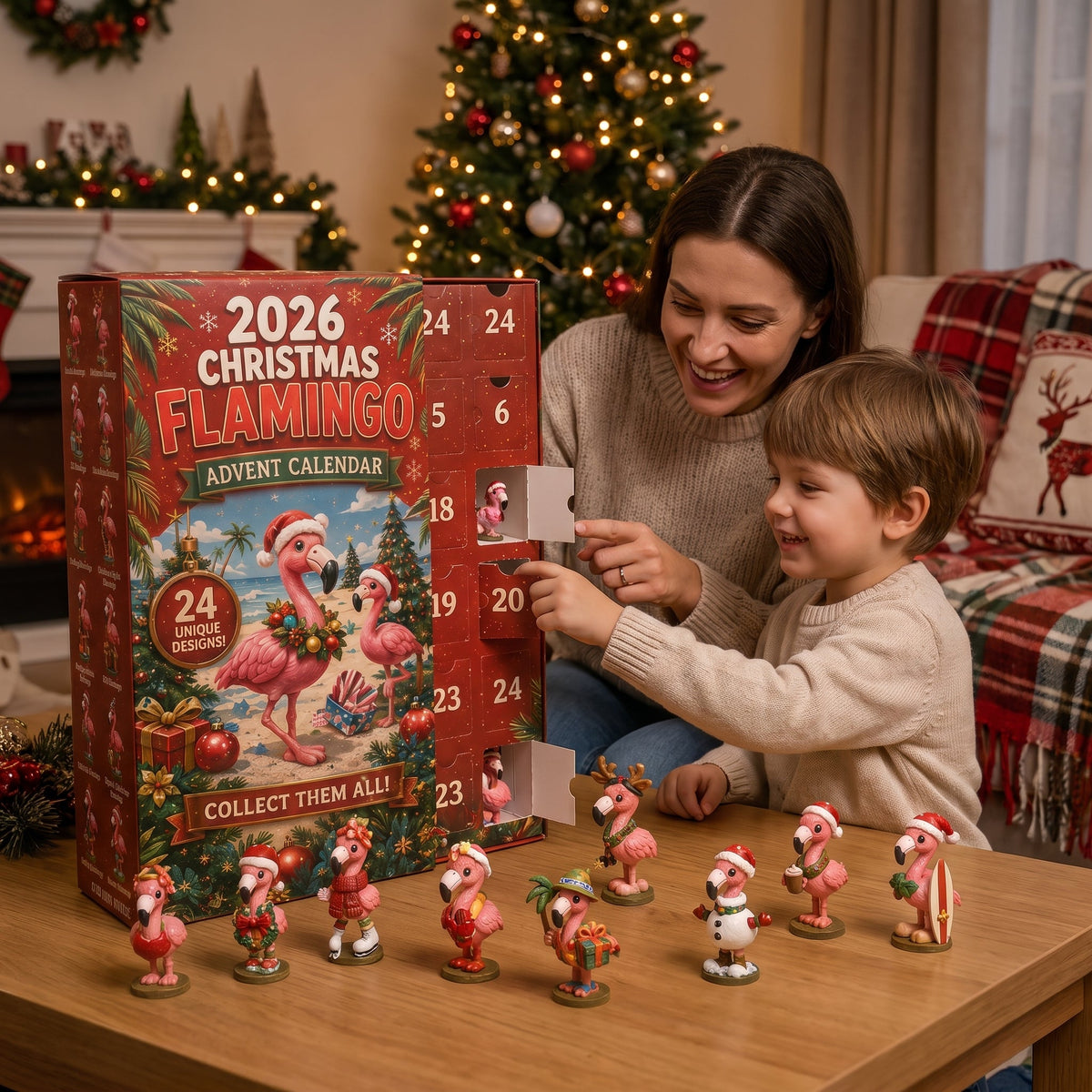 🦩 2026 Christmas Flamingo Advent Calendar– Every Day Brings New Surprises 🎄✨ - image 2