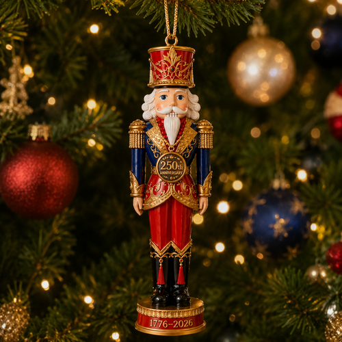 🔥Last 30pcs✨⏰ Limited anniversary edition✨49% OFF!🔥2026 America 250th Anniversary Heritage Nutcracker Ornament