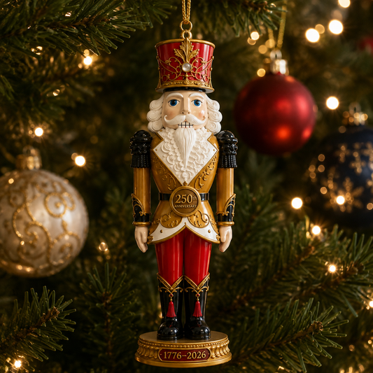 ✨2026 America 250th Anniversary Heritage Gold Nutcracker Ornament