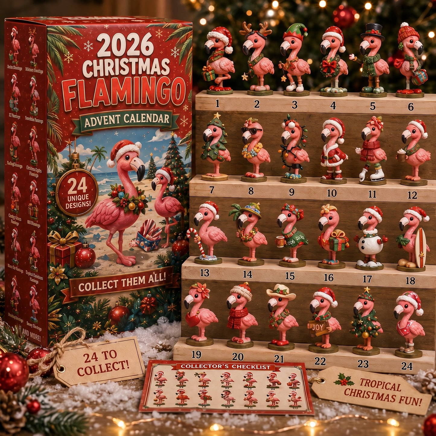 🦩 2026 Christmas Flamingo Advent Calendar– Every Day Brings New Surprises 🎄✨ - image 10