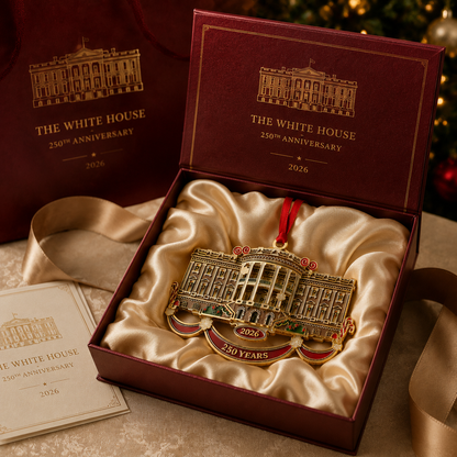 🔥Last 30pcs✨⏰ Limited anniversary edition✨49% OFF!🔥White House Christmas tree ornaments