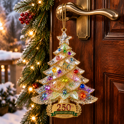 🔥Last 30pcs✨⏰ Limited anniversary edition✨49% OFF!🔥250th Anniversary Crystal Christmas Tree