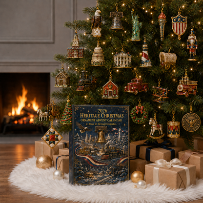 🔥Last 30pcs✨⏰ Limited anniversary edition✨49% OFF!🔥America 250th Anniversary Heritage Christmas Advent Calendar