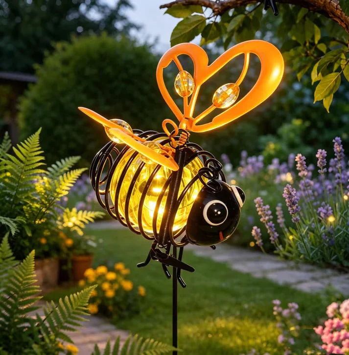 ⏰🔥LIMITED TIME 50% OFF!🔥50K+ SOLD! Solar-powered hanging bee lamp🌞🌜