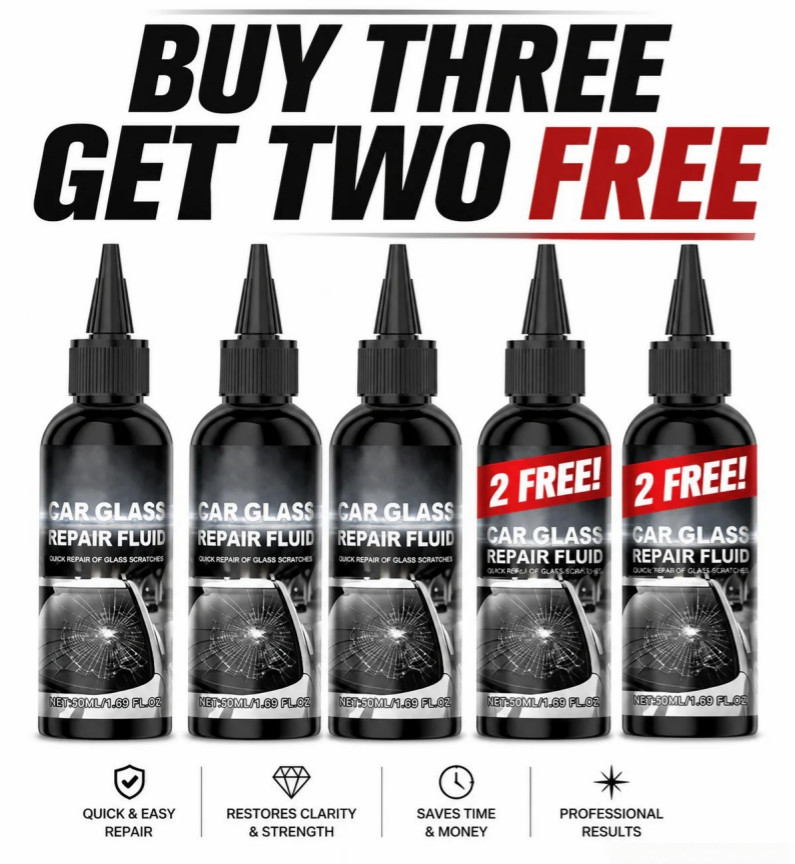 🔥🔥🔥Fast-Acting Windshield Crack & Chip Repair Kit