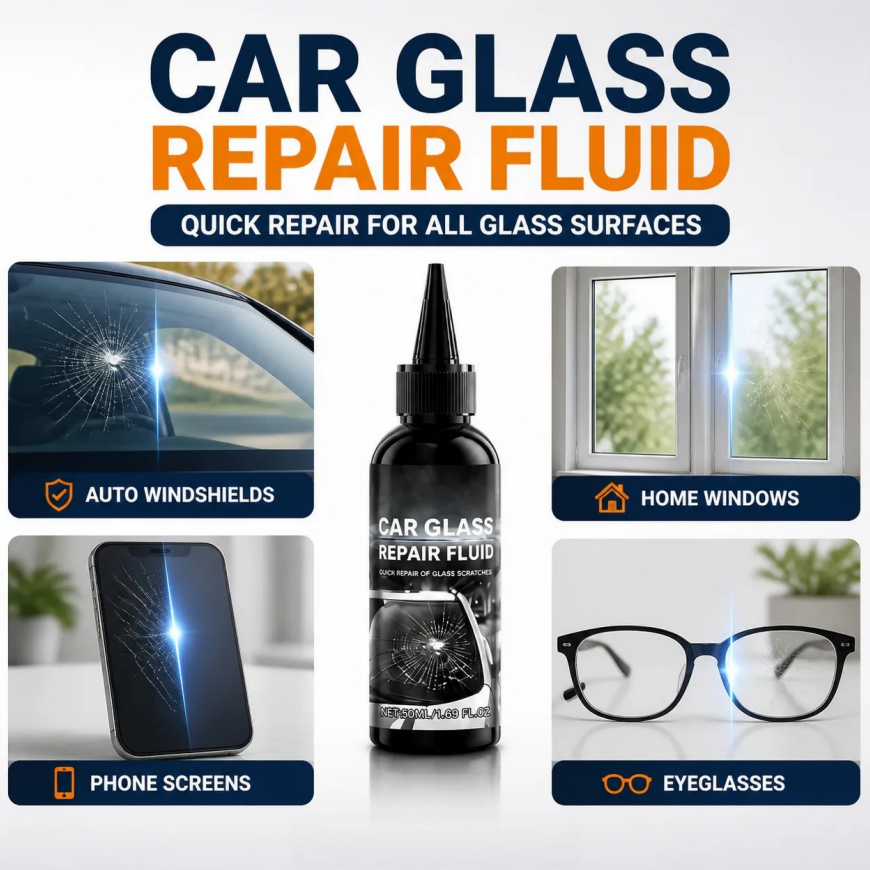 🔥🔥🔥Fast-Acting Windshield Crack & Chip Repair Kit