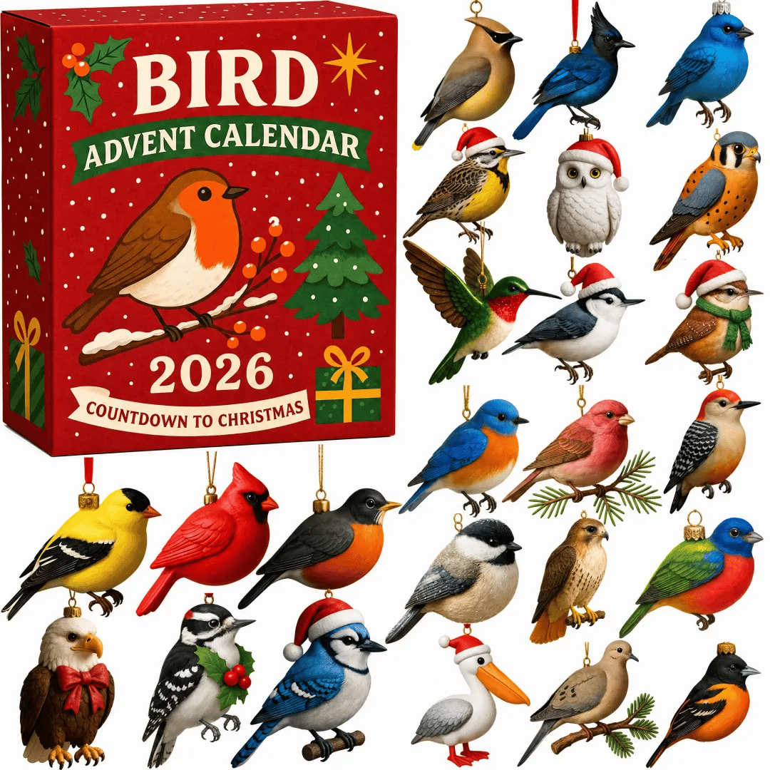 💖Last 30pcs💖A Little Bird Surprise Every Day. -🐦Bird Advent Calendar 2026