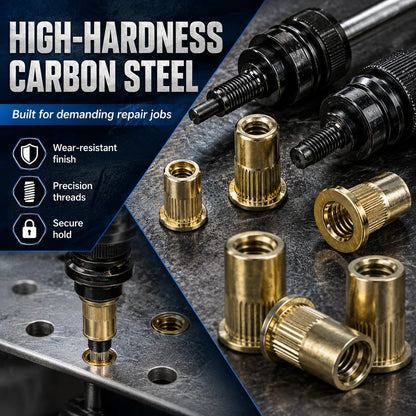 🔥 Best Seller | Carbon steel rivet nut set (including M3–M8 sizes) - image 2