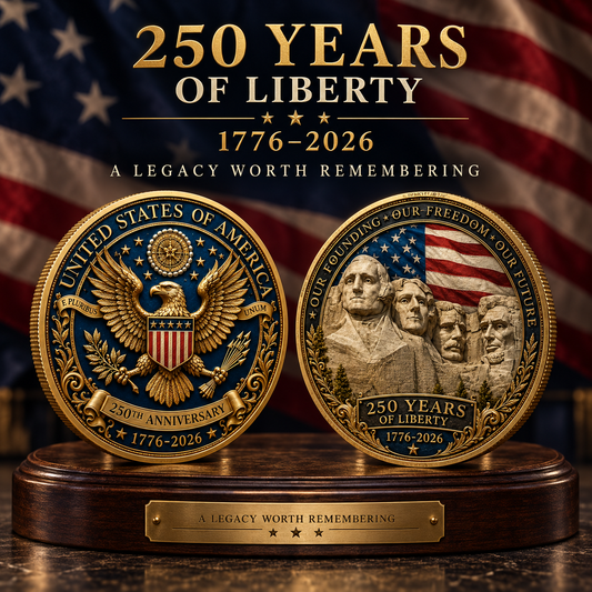 🎉🇺🇸 Limited Edition! 1776–2026 250 Years of Liberty Commemorative Coin - image 1