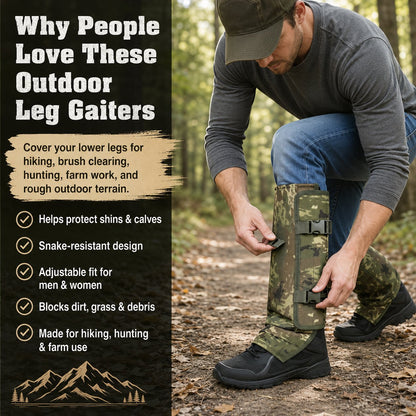 🌿 Snake-Resistant Outdoor Leg Gaiters - image 1