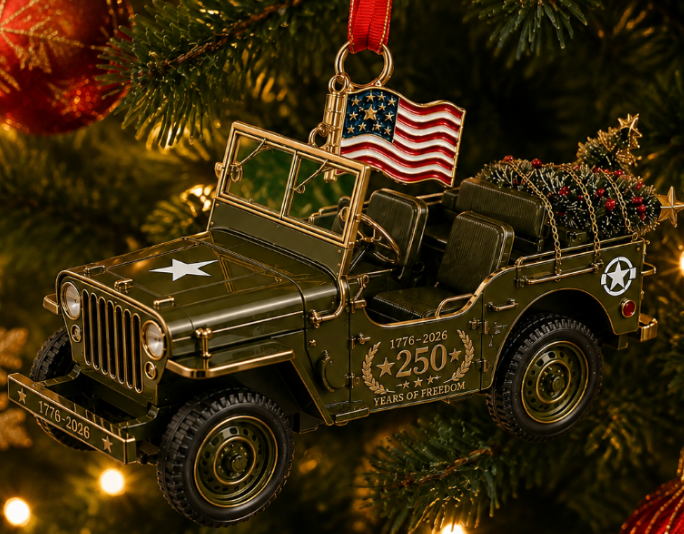 Christmas ornament car