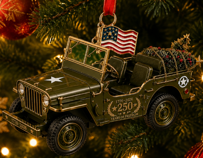 Christmas ornament car