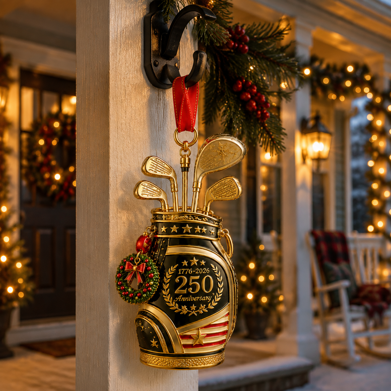 🔥Last 30pcs✨⏰ Limited anniversary edition✨49% OFF!🔥250th Anniversary Golf Christmas Ornament