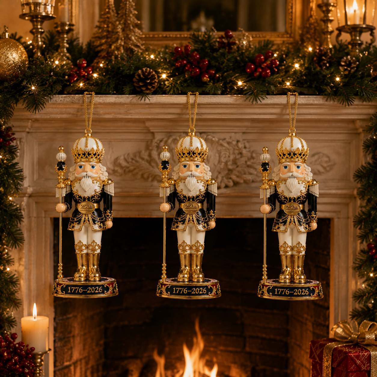 🔥Last 30pcs✨⏰ Limited anniversary edition✨49% OFF!🔥2026 America 250th Anniversary Imperial Nutcracker King Ornament