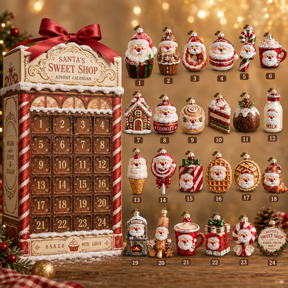 ✨24-Day Christmas Countdown Advent Calendar – Santa's Dessert Shop