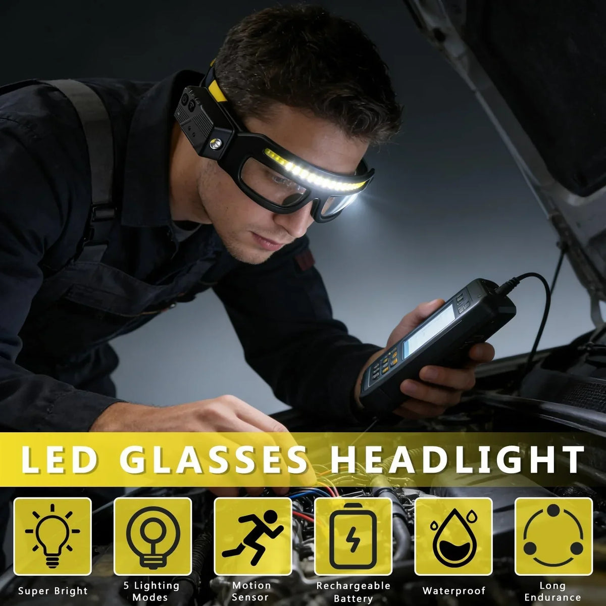 Auto - LED Work Light Glasses - image 3