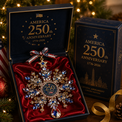 ✨ Limited anniversary edition✨⏰49% OFF!🔥High-quality crystal snowflake ornaments