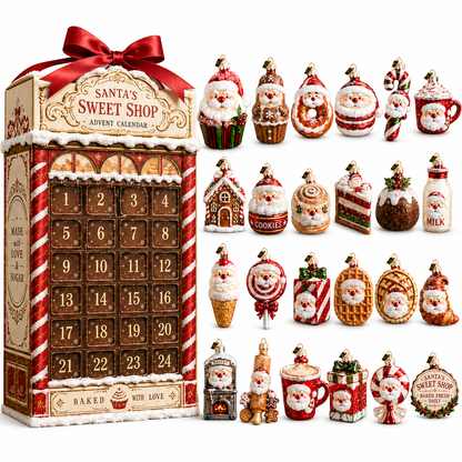 ✨24-Day Christmas Countdown Advent Calendar – Santa's Dessert Shop